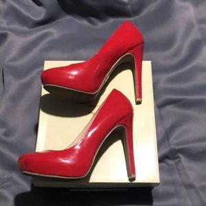 Liliana red high heels
